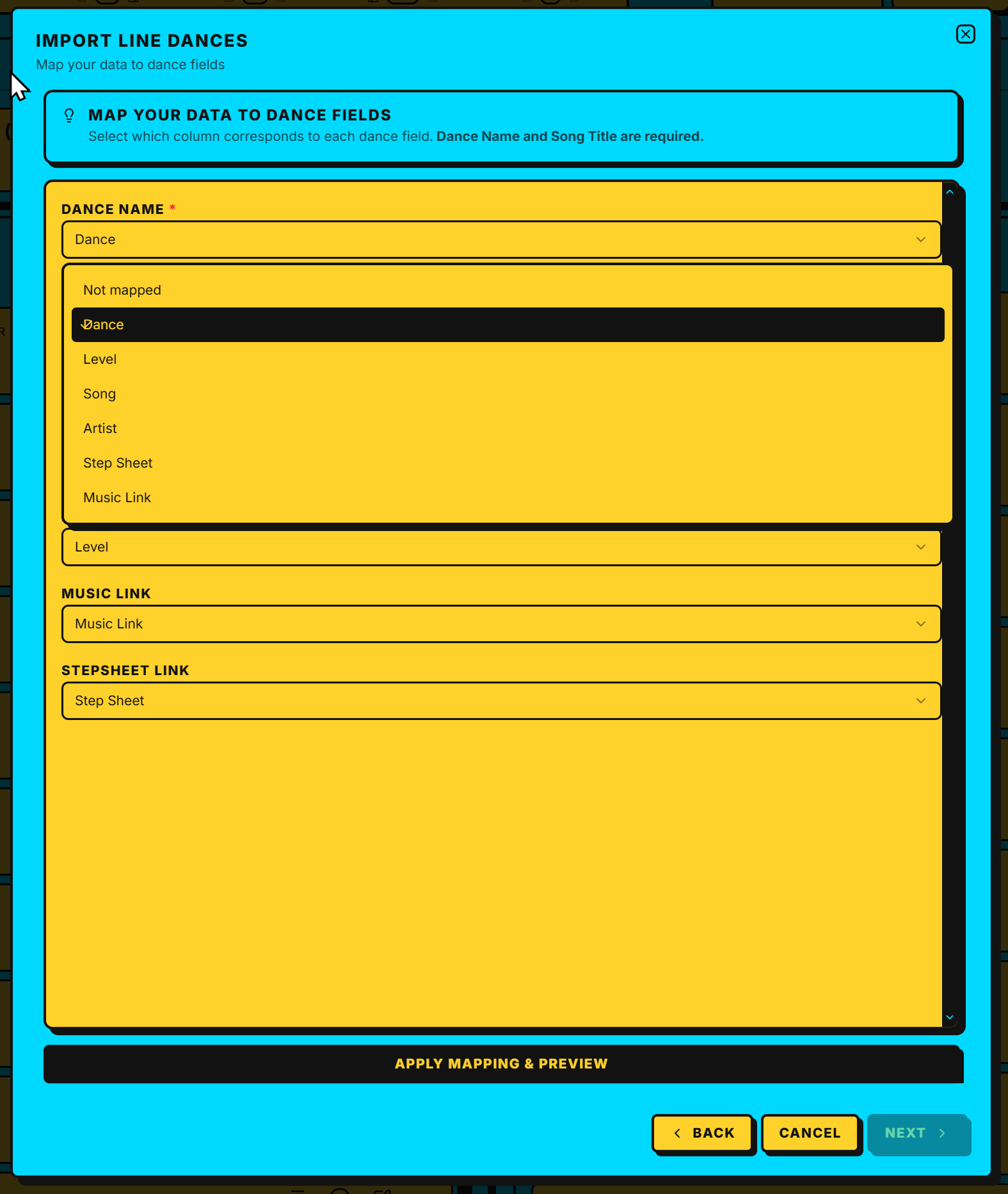 DJ Console Line Dance Import