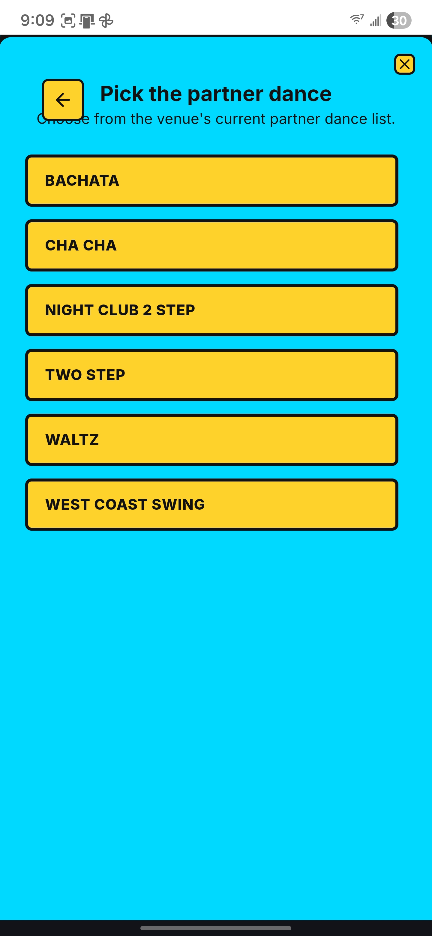 Request Partner Dance